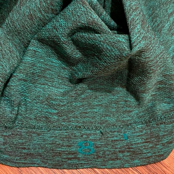Lululemon Swiftly Tech Short Sleeve Crew Size 8 Green/Black - Picture 4 of 6